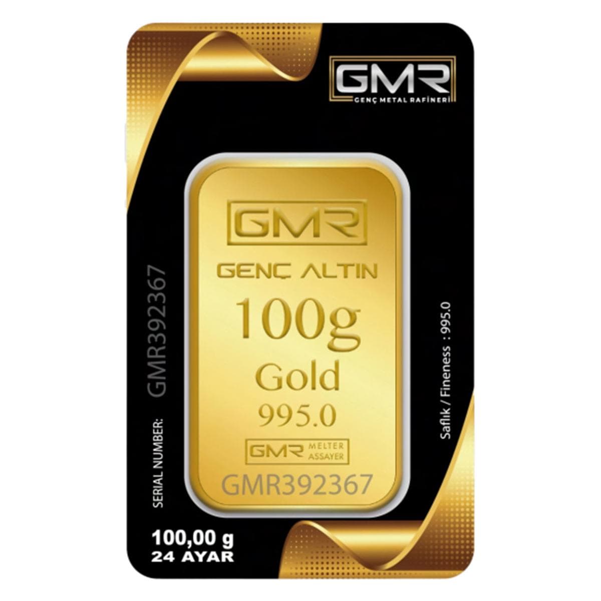 100 GR Külçe Altın