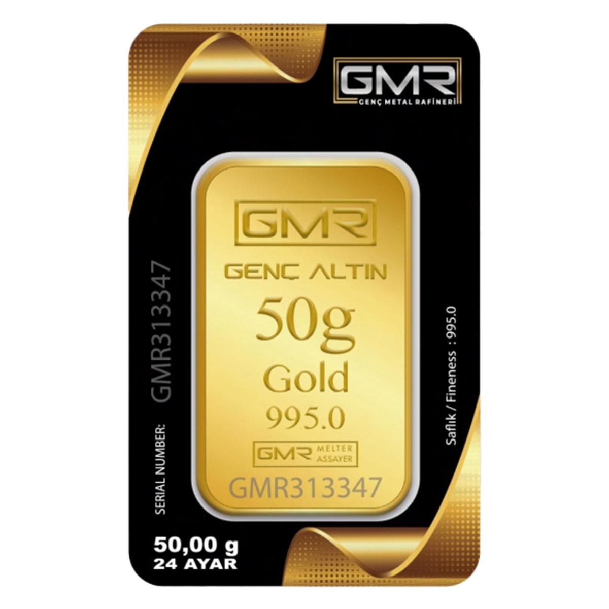50 GR Külçe Altın