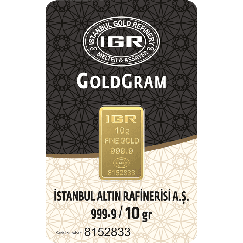 10 GR Külçe Altın