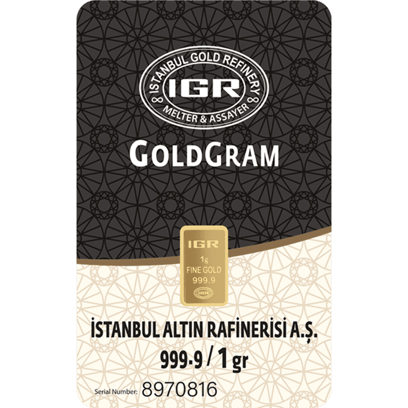 1 GR Külçe Altın