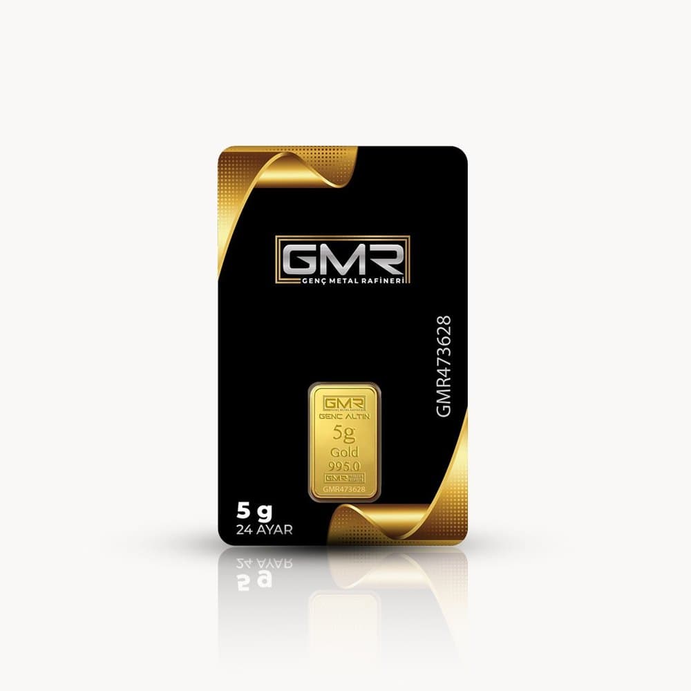 5 gram külçe altın